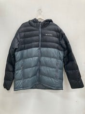 COLUMBIA COAT GREY AND BLACK COLOUR AND SIZE XL - LOCATION 13C.