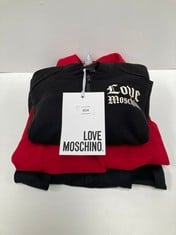 3 X CLOTHING ITEMS VARIOUS BRANDS, SIZES AND MODELS INCLUDING LOVE MOSCHINO DRESS SIZE 38 - LOCATION 33C.