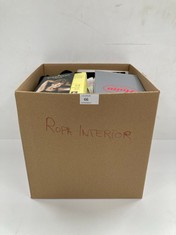 BOX WITH ASSORTMENT OF UNDERWEAR INCLUDING SPORTS BRA - LOCATION 50A.