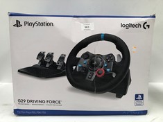 LOGITECH G29 STEERING WHEEL AND PEDALS FOR PLAYSTATION - LOCATION 7C.