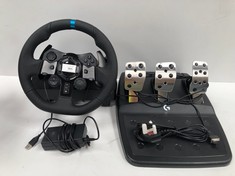 LOGITECH STEERING WHEEL AND PEDALS MODEL G29 FOR PLAYSTATION- LOCATION 7C.