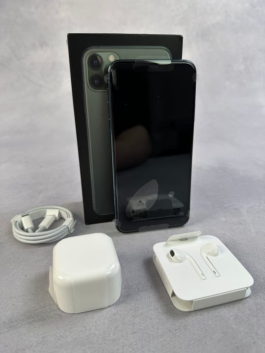 Apple iPhone 11 Pro Max 256Gb, Midnight Green: Model No A2218  [Jptn39378] (MPSE53476944) (VAT ONLY PAYABLE ON BUYERS PREMIUM)