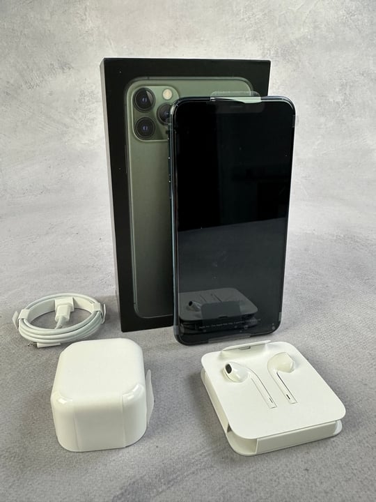 Apple iPhone 11 Pro Max 256Gb ,Midnight Green: Model No A2218   [Jptn39387] (MPSE53476944) (VAT ONLY PAYABLE ON BUYERS PREMIUM)