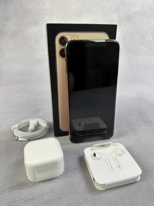 Apple iPhone 11 Pro Max  64Gb ,Gold: Model No A2218  [Jptn39391] (MPSE53476944) (VAT ONLY PAYABLE ON BUYERS PREMIUM)
