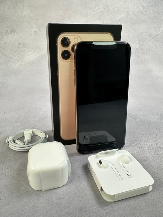 Apple iPhone 11 Pro Max  64Gb , Gold: Model No A2218  [Jptn39394] (MPSE53476944) (VAT ONLY PAYABLE ON BUYERS PREMIUM)