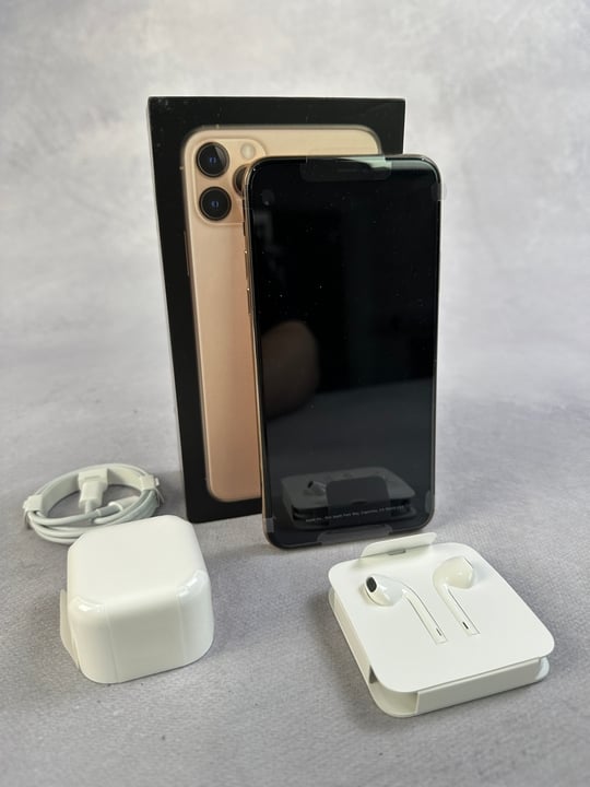 Apple iPhone 11 Pro Max  64Gb , Gold: Model No A2218 [Jptn39396] (MPSE53476944) (VAT ONLY PAYABLE ON BUYERS PREMIUM)