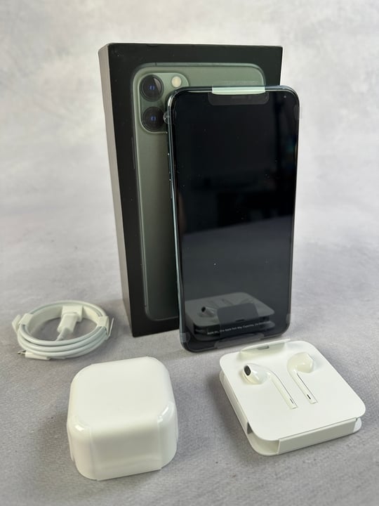 Apple iPhone 11 Pro Max 256Gb ,Midnight Green: Model No A2218   [Jptn39457] (MPSS02846038) (VAT ONLY PAYABLE ON BUYERS PREMIUM)