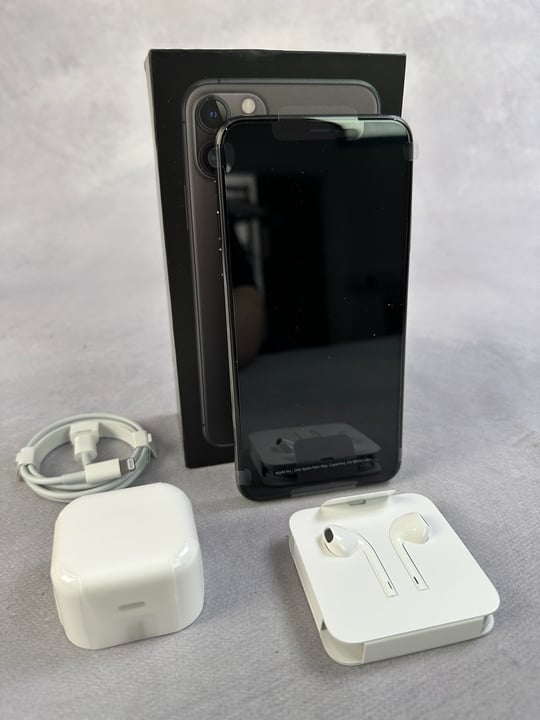 Apple iPhone 11 Pro Max 512Gb , Space Grey: Model No A2218   [Jptn39464] (MPSS02846038)(VAT ONLY PAYABLE ON BUYERS PREMIUM)