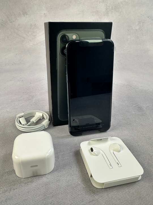 Apple iPhone 11 Pro 64Gb , Midnight Green: Model No A2215  [Jptn39543] (MPSS02846040)(VAT ONLY PAYABLE ON BUYERS PREMIUM)