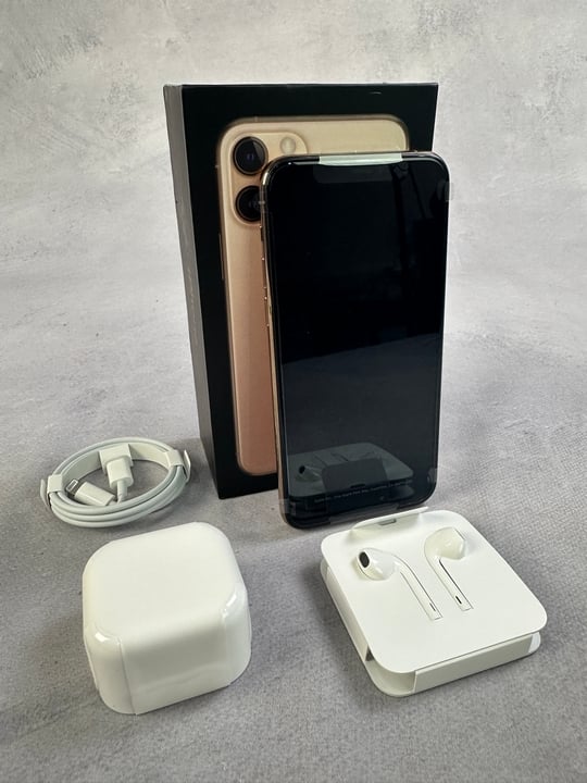 Apple iPhone 11 Pro 64Gb , Gold: Model No A2215  [Jptn39547] (MPSS02846040)(VAT ONLY PAYABLE ON BUYERS PREMIUM)