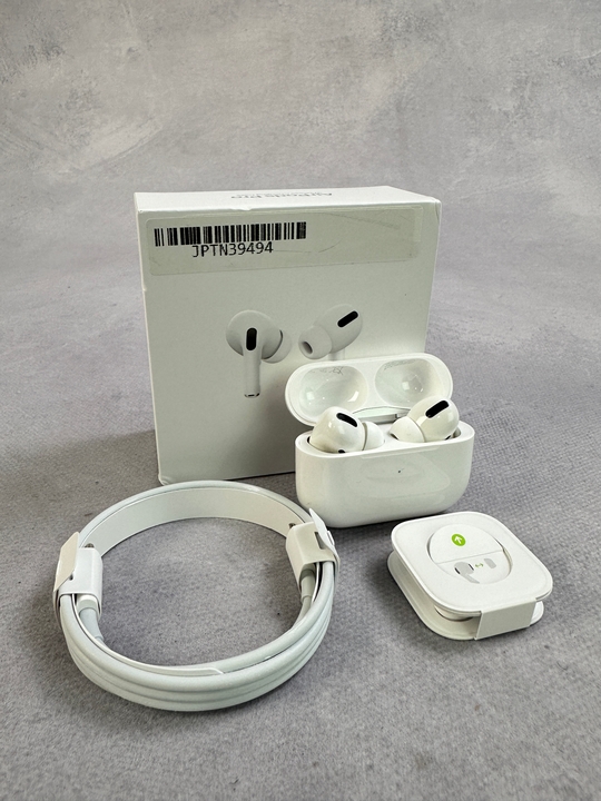Apple Airpods Pro With Wireless Charging Case : Model No A2083, A2084, A2190 [Jptn39494](MPSE54796765)(VAT ONLY PAYABLE ON BUYERS PREMIUM)