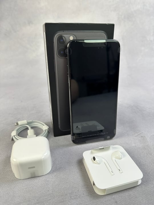 Apple iPhone 11 Pro Max 256Gb Smartphone In Space Grey: Model No A2218   [Jptn39564] (MPSS02846040)(VAT ONLY PAYABLE ON BUYERS PREMIUM)