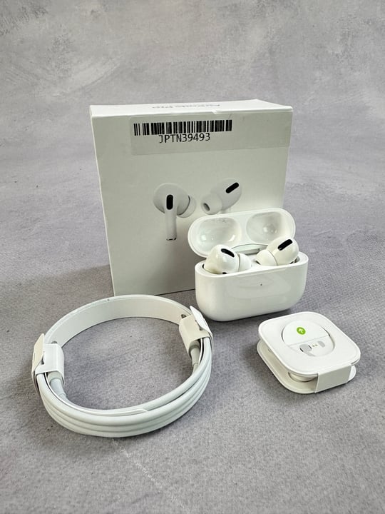 Apple Airpods Pro With Wireless Charging Case  : Model No A2083, A2084, A2190  [Jptn39493] (MPSE54796765)(VAT ONLY PAYABLE ON BUYERS PREMIUM)