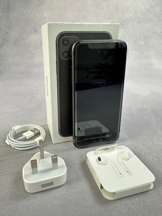 Apple Iphone 11  64Gb , Black: Model No A2221  [Jptn39450] (MPSS02846037) (VAT ONLY PAYABLE ON BUYERS PREMIUM)