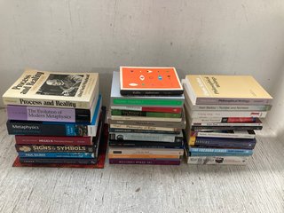 QTY OF BOOKS TO INCLUDE 'ON THE STUDY OF GREEK POETRY' & 'AN INFANTS GUIDE': LOCATION - J5