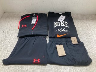 QTY OF CLOTHING ITEMS TO INCLUDE MENS BLACK NIKE JUMPER SIZE MEDIUM: LOCATION - J7