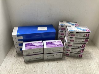 QTY OF CLEANING ITEMS TO INCLUDE BOX OF NITRILE EXAMINATION GLOVES: LOCATION - J7