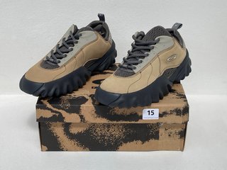 MENS OAKLEY FACTORY TEAM NUBUCK CHOP SAW SHOES IN MOCHA UK SIZE 7 - RRP £136: LOCATION - FRONT BOOTH