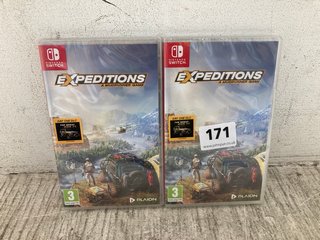 2 X NINTENDO SWITCH EXPEDITIONS A MUD RUNNER GAME: LOCATION - J9