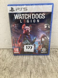 PS5 WATCH DOGS LEGION (PLEASE NOTE: 18+YEARS ONLY. ID MAY BE REQUIRED): LOCATION - J9