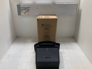 QTY OF GENERAL ITEMS TO INCLUDE PH RECHARGE GLASS ALKALINE WATER COUNTER TOP UNIT: LOCATION - J13