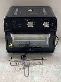 COOKS ESSENTIALS 21L AIR FRYER OVEN WITH ROTISSERIE: LOCATION - J19