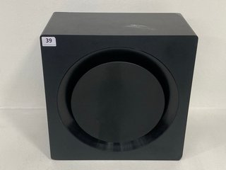 SAMSUNG DOLBY ATMOS SYSTEM WIRELESS SUBWOOFER IN BLACK MODEL: PS-WB99B: LOCATION - FRONT BOOTH