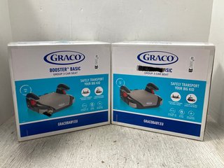 2 X GRACO BOOSTER BASIC GROUP 3 CAR SEATS: LOCATION - I9