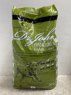 DR JOHN HYPOALLERGENIC LAMB WITH RICE DOG FOOD - BBE 01/2025: LOCATION - I2