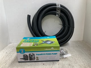 ALLPONDSOLUTIONS AQUAECO POND PUMP TO INCLUDE PIPING: LOCATION - I1