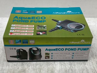 ALLPONDSOLUTIONS AQUAECO POND PUMP: LOCATION - H2