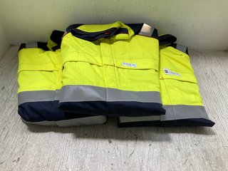 3 X HIGH VIS COVERALLS FIRE RESISTENT: LOCATION - J4