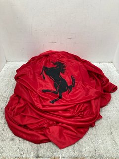 FERRARI LARGE CAR COVER IN RED: LOCATION - H10