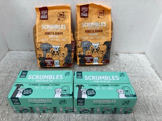 QTY OF PET FOOD TO INCLUDE SCRUMBLES ADULT & SENIOR CHICKEN - BBE:02/2025: LOCATION - H12