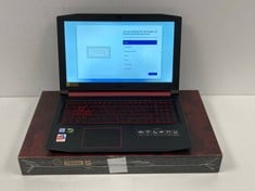 ACER NITRO 5 1 TB LAPTOP (ORIGINAL RRP - 698,98 €) IN BLACK: MODEL NO N17C1 (WITH BOX AND CHARGER, QWERTY KEYBOARD. CONTAINS THE Ñ). I5-8300H 2,30GHZ, 8GB RAM, 15,6" SCREEN, INTEL UHD 630 GRAPHICS [J