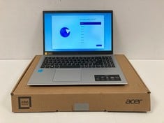 ACER ASPIRE 3 256 GB LAPTOP (ORIGINAL RRP - 349,00 €) IN SILVER: MODEL NO A315-35-P170 (WITH BOX AND CHARGER). INTEL SILVER N6000, 8 GB RAM, , INTEL UHD GRAPHICS [JPTZ5894].