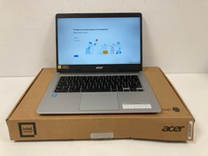 ACER CHROMEBOOK CB314-1HT-P2DF 50 GB LAPTOP IN SILVER: MODEL NO CB314 (WITH BOX AND CHARGER, KEYBOARD WITH FOREIGN LAYOUT). INTEL PENTIUM SILVER N5030, 8 GB RAM, [JPTZ5870].