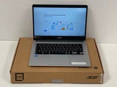 ACER CHROMEBOOK 314 CB314-P2DF 50 GB LAPTOP (ORIGINAL RRP - €225.25) IN SILVER. (WITH BOX AND CHARGER, KEYBOARD WITH FOREIGN LAYOUT). INTEL PENTIUM SILVER N5030, 8 GB RAM, [JPTZ5871].