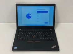 LAPTOP LENOVO THINKPAD T470 256GB SSD (ORIGINAL RRP - €199,99) IN BLACK. (WITH CHARGER - WITHOUT BOX, AZERTY KEYBOARD. DOES NOT CONTAIN Ñ (FOREIGN KEYBOARD)). I5-6300U @ 2.50GHZ, 8GB RAM, 14.0" SCREE