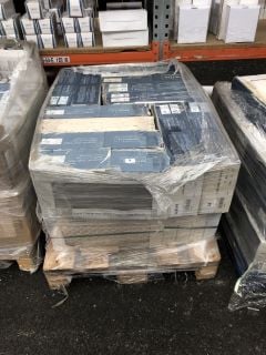 PALLET OF 500 X 250MM TO INCLUDE MATT GREY WALL TILES: LOCATION - B1 (KERBSIDE PALLET DELIVERY)