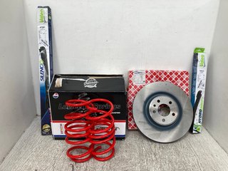 QTY OF ASSORTED CAR ITEMS TO INCLUDE AUTO-STYLE LOWERING SPRINGS FOR CORSA CAR: LOCATION - WA5