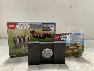 3 X ASSORTED KIDS TOYS TO INCLUDE LEGO STAR WARS TRADE FEDERATION TROOP CARRIER SET - MODEL 40686: LOCATION - C 2