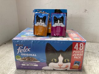 BOX OF FELIX ORIGINAL POULTRY SELECTION IN JELLY BBE: NOV 2025 TO INCLUDE BOX OF 48 FELIX ORIGINAL MIXED SELECTION IN JELLY BBE: MARCH 2026: LOCATION - C 2