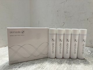 SKINADE 30 DAY COURSE FOOD SUPPLEMENT - 5 x 150ML - BBE: JANUARY 2025 - RRP £127: LOCATION - C 1