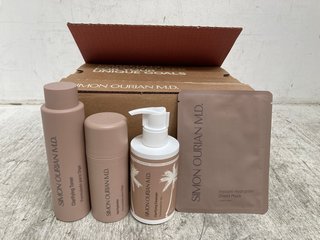 BOX OF 4 SIMON OURIAN M. D. BEAUTY ITEMS TO INCLUDE CLARIFYING CLEANSER 200ML: LOCATION - D 1