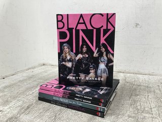 5 X MUSIC RELATED BOOKS TO INCLUDE BLACK PINK PRETTY SAVAGE THE ILLUSTRATED BIOGRAPHY: LOCATION - WA6