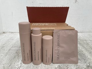 BOX OF 4 SIMON OURIAN M. D. BEAUTY ITEMS TO INCLUDE 24H MOISTURIZER 100ML: LOCATION - D 1