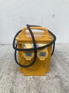 FAITHFULL QUALITY TOOLS 110V TRANSFORMER WITH 3.3 KVA TWIN OUTLET: LOCATION - WA9