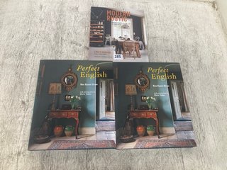 2 X PERFECT ENGLISH BOOKS BY ROS BYAM SHAW TO ALSO INCLUDE MODERN RUSTIC BOOK BY EMILY HENSON: LOCATION - A12