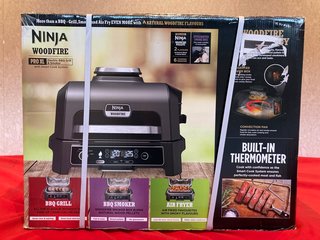 NINJA WOODFIRE PRO XL ELECTRIC BBQ GRILL & SMOKER – MODEL OG850UK – RRP £349.00: LOCATION - BOOTH